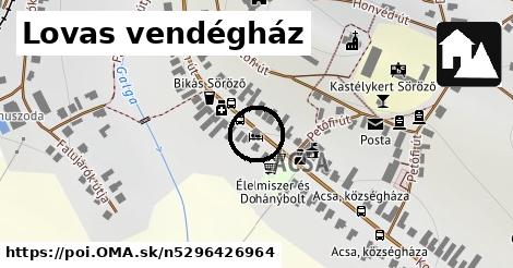 Lovas vendégház