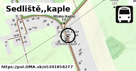 Sedliště,,kaple