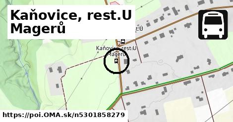 Kaňovice, rest.U Magerů