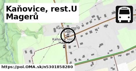 Kaňovice, rest.U Magerů