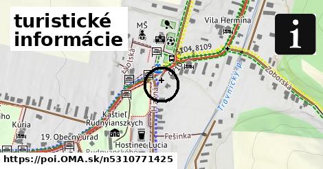 turistické informácie