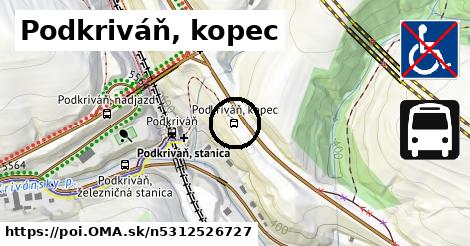 Podkriváň, kopec