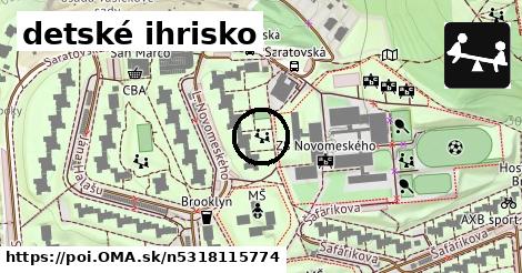 detské ihrisko