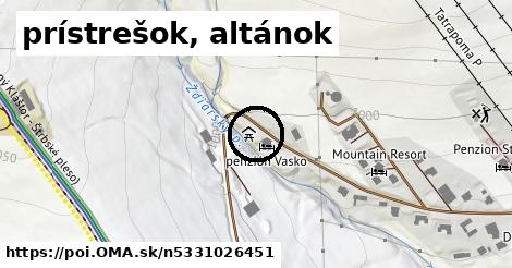 prístrešok, altánok