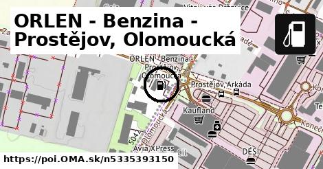 ORLEN - Benzina - Prostějov, Olomoucká