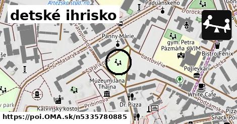 detské ihrisko