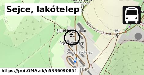 Sejce, lakótelep