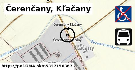 Čerenčany, Kľačany