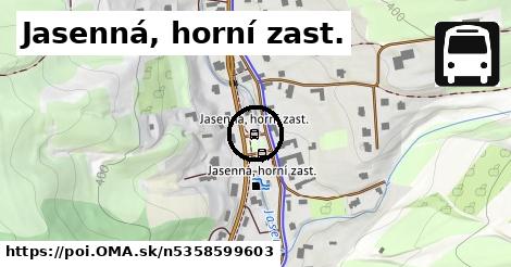 Jasenná, horní zast.