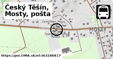 Český Těšín, Mosty, pošta