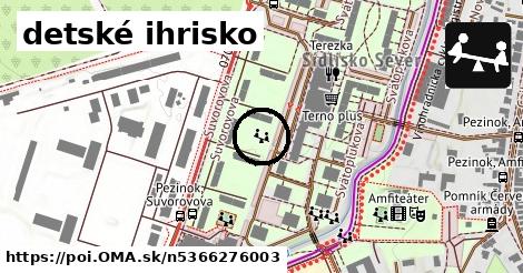 detské ihrisko