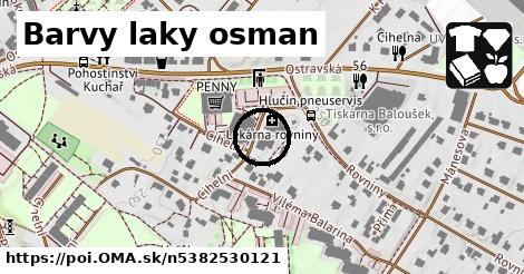 Barvy laky osman