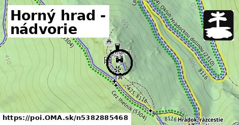 Horný hrad - nádvorie