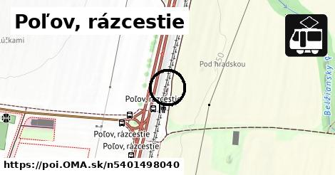 Poľov, rázcestie