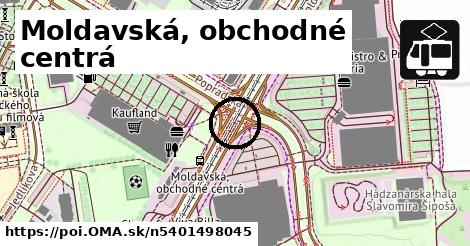 Moldavská, obchodné centrá