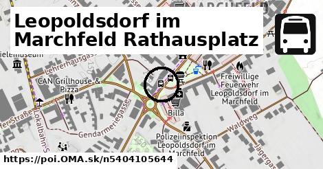 Leopoldsdorf im Marchfeld Rathausplatz