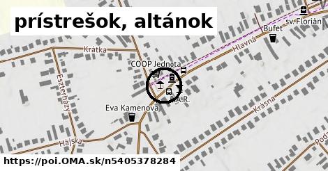 prístrešok, altánok