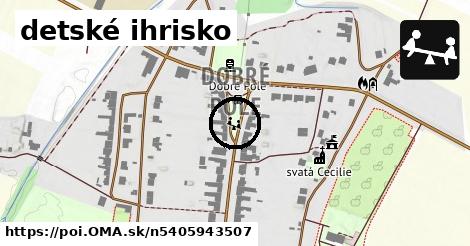 detské ihrisko