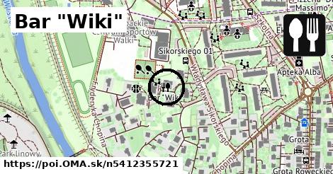 Bar "Wiki"