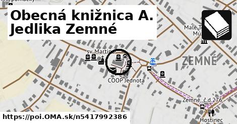 Obecná knižnica A. Jedlika Zemné