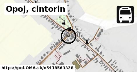 Opoj, cintorin