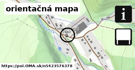 orientačná mapa