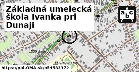 Základná umelecká škola Ivanka pri Dunaji