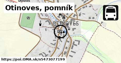 Otinoves, pomník