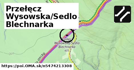 Przełęcz Wysowska/Sedlo Blechnarka