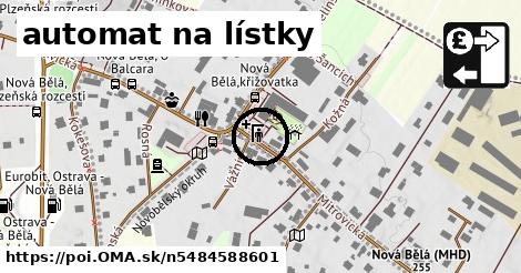 automat na lístky