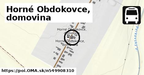 Horné Obdokovce, domovina