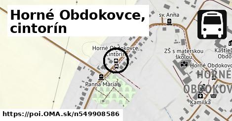 Horné Obdokovce, cintorín