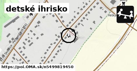 detské ihrisko