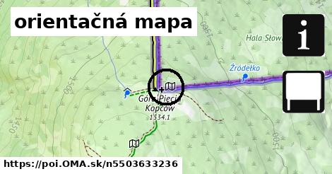 orientačná mapa