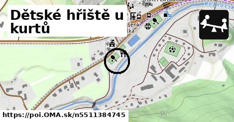 Dětské hřiště u kurtů