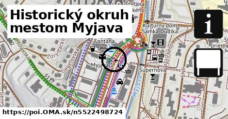 Historický okruh mestom Myjava