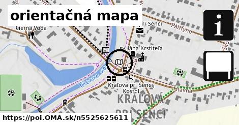 orientačná mapa