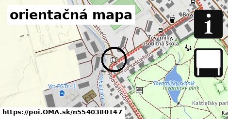 orientačná mapa