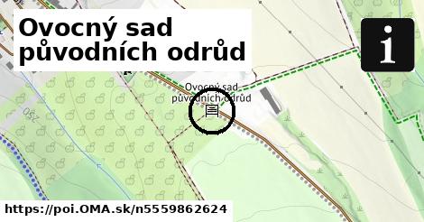 Ovocný sad původních odrůd