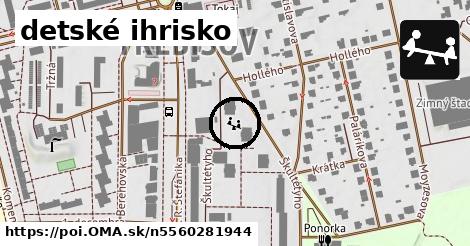 detské ihrisko