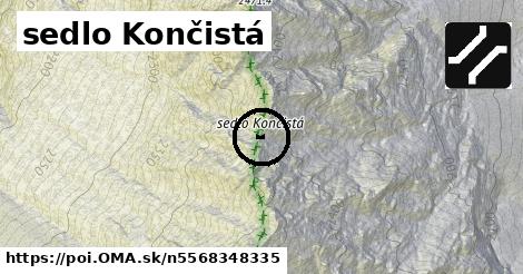 sedlo Končistá