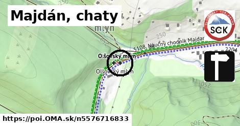 Majdán, chaty