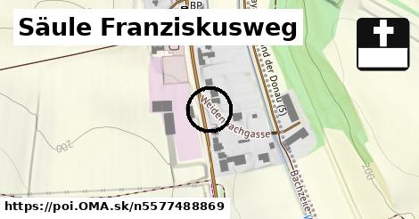 Säule Franziskusweg