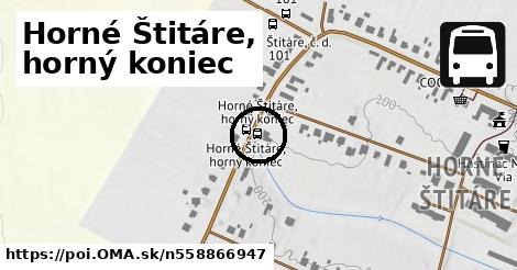 Horné Štitáre, horný koniec