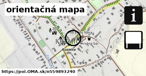 orientačná mapa