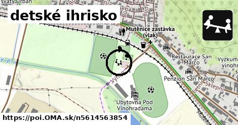 detské ihrisko