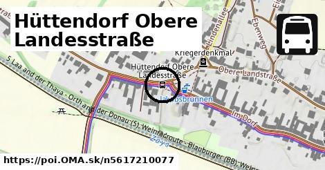 Hüttendorf Obere Landesstraße