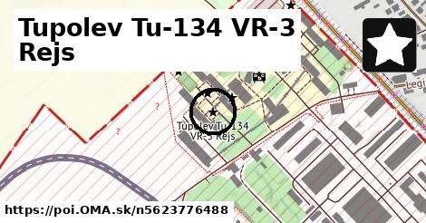 Tupolev Tu-134 VR-3 Rejs