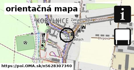 orientačná mapa