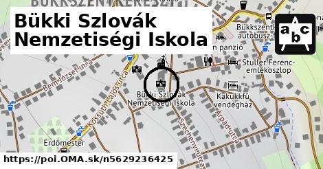 Bükki Szlovák Nemzetiségi Iskola